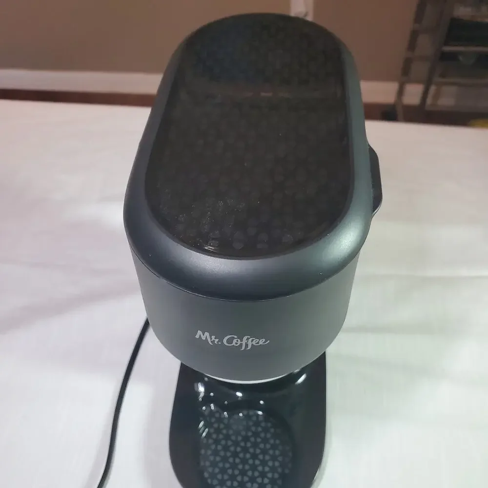 Mr Coffee Iced and Hot Single Serve Coffee Maker Black K Cup Pod Machine